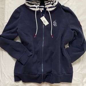 Nautica 35th Anniversary Limited Edition Navy Zip-Up Hoodie Jacket